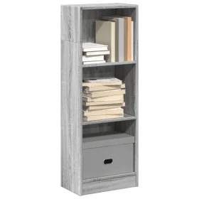Estantería de madera de ingeniería gris Sonoma 40x24x109 cm by , Bookcases and shelves - Ref: Foro24-857779, Price: 36,05 €, ...