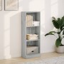Estantería de madera de ingeniería gris Sonoma 40x24x109 cm de , Librerías y estanterías - Ref: Foro24-857779, Precio: 35,15 ...