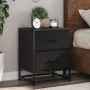 Mesita de noche madera ingeniería negro 40x31x50 cm de , Mesitas de noche - Ref: Foro24-848674, Precio: 59,34 €, Descuento: %