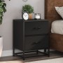 Mesita de noche madera ingeniería negro 40x31x50 cm de , Mesitas de noche - Ref: Foro24-848674, Precio: 60,26 €, Descuento: %