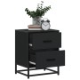 Mesita de noche madera ingeniería negro 40x31x50 cm de , Mesitas de noche - Ref: Foro24-848674, Precio: 60,26 €, Descuento: %