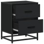 Mesita de noche madera ingeniería negro 40x31x50 cm de , Mesitas de noche - Ref: Foro24-848674, Precio: 60,26 €, Descuento: %