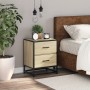 Mesita de noche madera de ingeniería roble Sonoma 40x31x50 cm de , Mesitas de noche - Ref: Foro24-848676, Precio: 45,92 €, De...