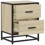 Mesita de noche madera de ingeniería roble Sonoma 40x31x50 cm de , Mesitas de noche - Ref: Foro24-848676, Precio: 45,92 €, De...