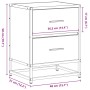 Mesita de noche madera de ingeniería roble Sonoma 40x31x50 cm de , Mesitas de noche - Ref: Foro24-848676, Precio: 45,92 €, De...