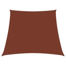 Toldo de vela trapezoidal tela oxford terracota 3/4x3 m de vidaXL, Sombrillas - Ref: Foro24-135407, Precio: 37,73 €, Descuent...