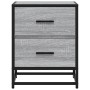Mesitas noche 2 uds madera ingeniería gris Sonoma 40x31x50 cm de , Mesitas de noche - Ref: Foro24-848681, Precio: 87,12 €, De...