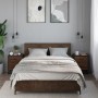 Mesitas noche 2 uds madera ingeniería marrón roble 40x31x50 cm de , Mesitas de noche - Ref: Foro24-848683, Precio: 89,79 €, D...