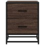 Mesitas noche 2 uds madera ingeniería marrón roble 40x31x50 cm de , Mesitas de noche - Ref: Foro24-848683, Precio: 89,79 €, D...