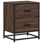 Mesitas noche 2 uds madera ingeniería marrón roble 40x31x50 cm de , Mesitas de noche - Ref: Foro24-848683, Precio: 89,79 €, D...