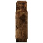 Estantería de pared madera ingeniería roble ahumado 159x18x65cm de , Estantes y estanterías - Ref: Foro24-853213, Precio: 64,...