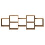 Estante de pared madera ingeniería roble artisian 129x18x42 cm de , Estantes y estanterías - Ref: Foro24-853226, Precio: 54,3...