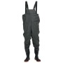 Vadeador de pecho con botas verde oscuro talla 44 de , Vadeadores para caza y para pesca - Ref: Foro24-4016978, Precio: 49,51...