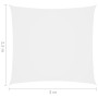 Toldo de vela rectangular tela Oxford blanco 2,5x3 m de vidaXL, Sombrillas - Ref: Foro24-135260, Precio: 24,85 €, Descuento: %