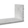 Estantes pared 3 uds madera ingeniería gris hormigón 80x18x18cm de , Estantes y estanterías - Ref: Foro24-853293, Precio: 28,...