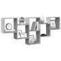 Estantería de pared madera ingeniería gris hormigón 159x18x66cm de , Estantes y estanterías - Ref: Foro24-853302, Precio: 53,...