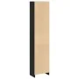 Estantería de madera de ingeniería negra 40x24x176 cm de , Librerías y estanterías - Ref: Foro24-857793, Precio: 51,24 €, Des...