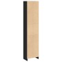 Estantería de madera de ingeniería negra 40x24x176 cm de , Librerías y estanterías - Ref: Foro24-857793, Precio: 52,15 €, Des...