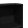 Estantería de madera de ingeniería negra 40x24x176 cm de , Librerías y estanterías - Ref: Foro24-857793, Precio: 52,15 €, Des...