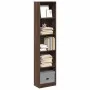 Estantería madera de ingeniería marrón roble 40x24x176 cm de , Librerías y estanterías - Ref: Foro24-857798, Precio: 59,81 €,...