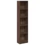 Estantería madera de ingeniería marrón roble 40x24x176 cm de , Librerías y estanterías - Ref: Foro24-857798, Precio: 59,81 €,...