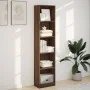 Estantería madera de ingeniería marrón roble 40x24x176 cm de , Librerías y estanterías - Ref: Foro24-857798, Precio: 59,81 €,...