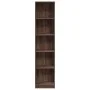 Estantería madera de ingeniería marrón roble 40x24x176 cm de , Librerías y estanterías - Ref: Foro24-857798, Precio: 59,81 €,...