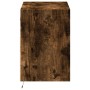 Mueble de TV de pared con luces LED roble ahumado 80x31x45 cm de , Muebles TV - Ref: Foro24-852331, Precio: 65,07 €, Descuent...
