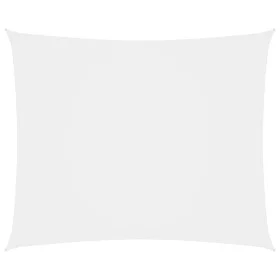 Toldo de vela rectangular tela Oxford blanco 4x5 m de vidaXL, Sombrillas - Ref: Foro24-135271, Precio: 55,43 €, Descuento: %