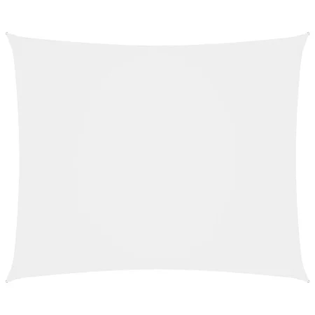 Toldo de vela rectangular tela Oxford blanco 4x5 m de vidaXL, Sombrillas - Ref: Foro24-135271, Precio: 55,43 €, Descuento: %