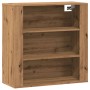Armario de pared madera ingeniería roble artesanal 80x33x80 cm de , Armarios y almacenamiento - Ref: Foro24-857088, Precio: 5...