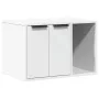 Mueble arenero para gatos madera ingeniería blanco 60x40x40 cm by , Cat furniture - Ref: Foro24-857724, Price: 54,97 €, Disco...