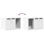 Mueble arenero para gatos madera ingeniería blanco 60x40x40 cm by , Cat furniture - Ref: Foro24-857724, Price: 54,97 €, Disco...