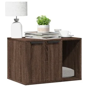 Mueble arenero para gatos madera ingeniería marrón 60x40x40 cm de , Mobiliario para gatos - Ref: Foro24-857730, Precio: 56,56...