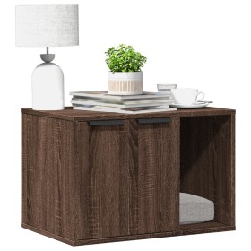 Mueble arenero para gatos madera ingeniería marrón 60x40x40 cm de , Mobiliario para gatos - Ref: Foro24-857730, Precio: 52,95...