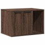 Mueble arenero para gatos madera ingeniería marrón 60x40x40 cm de , Mobiliario para gatos - Ref: Foro24-857730, Precio: 52,95...