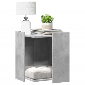 Mueble arenero de gatos madera gris hormigón 42x42x51 cm de , Mobiliario para gatos - Ref: Foro24-857745, Precio: 37,98 €, De...