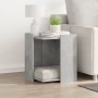 Mueble arenero de gatos madera gris hormigón 42x42x51 cm de , Mobiliario para gatos - Ref: Foro24-857745, Precio: 37,98 €, De...