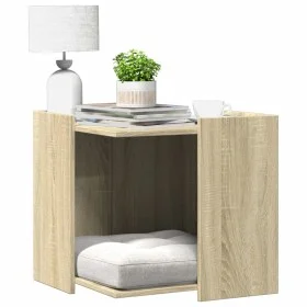 Mueble arenero para gatos madera roble Sonoma 53x53x51 cm by , Cat furniture - Ref: Foro24-857753, Price: 50,59 €, Discount: %