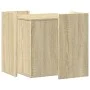 Mueble arenero para gatos madera roble Sonoma 53x53x51 cm de , Mobiliario para gatos - Ref: Foro24-857753, Precio: 50,59 €, D...