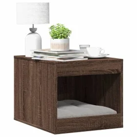 Mueble arenero para gatos madera marrón roble 47x59x42 cm de , Mobiliario para gatos - Ref: Foro24-857766, Precio: 48,52 €, D...