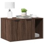 Mueble arenero para gatos madera ingeniería marrón 80x50x45 cm de , Mobiliario para gatos - Ref: Foro24-857739, Precio: 81,18...