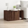 Mueble arenero para gatos madera ingeniería marrón 80x50x45 cm de , Mobiliario para gatos - Ref: Foro24-857739, Precio: 81,18...