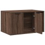 Mueble arenero para gatos madera ingeniería marrón 80x50x45 cm de , Mobiliario para gatos - Ref: Foro24-857739, Precio: 81,18...