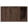 Mueble arenero para gatos madera ingeniería marrón 80x50x45 cm de , Mobiliario para gatos - Ref: Foro24-857739, Precio: 81,18...