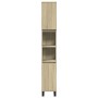 Set de muebles de baño 3 pzas madera contrachapada roble Sonoma de , Muebles de baño - Ref: Foro24-3307678, Precio: 216,98 €,...