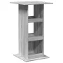 Mesa alta bar con almacenaje madera gris Sonoma 60x60x102 cm de , Mesas de cocina y de comedor - Ref: Foro24-854333, Precio: ...