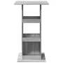 Mesa alta bar con almacenaje madera gris Sonoma 60x60x102 cm de , Mesas de cocina y de comedor - Ref: Foro24-854333, Precio: ...