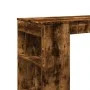 Mesa alta bar con estantes roble ahumado 102x50x103,5 cm de , Mesas de cocina y de comedor - Ref: Foro24-854359, Precio: 79,3...