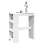 Mesa alta con estantes madera ingeniería 90x40x103,5 cm de , Mesas de cocina y de comedor - Ref: Foro24-854373, Precio: 86,91...